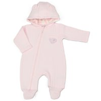 M15951: Baby Girls Quilted Pramsuit (0-9 Months)